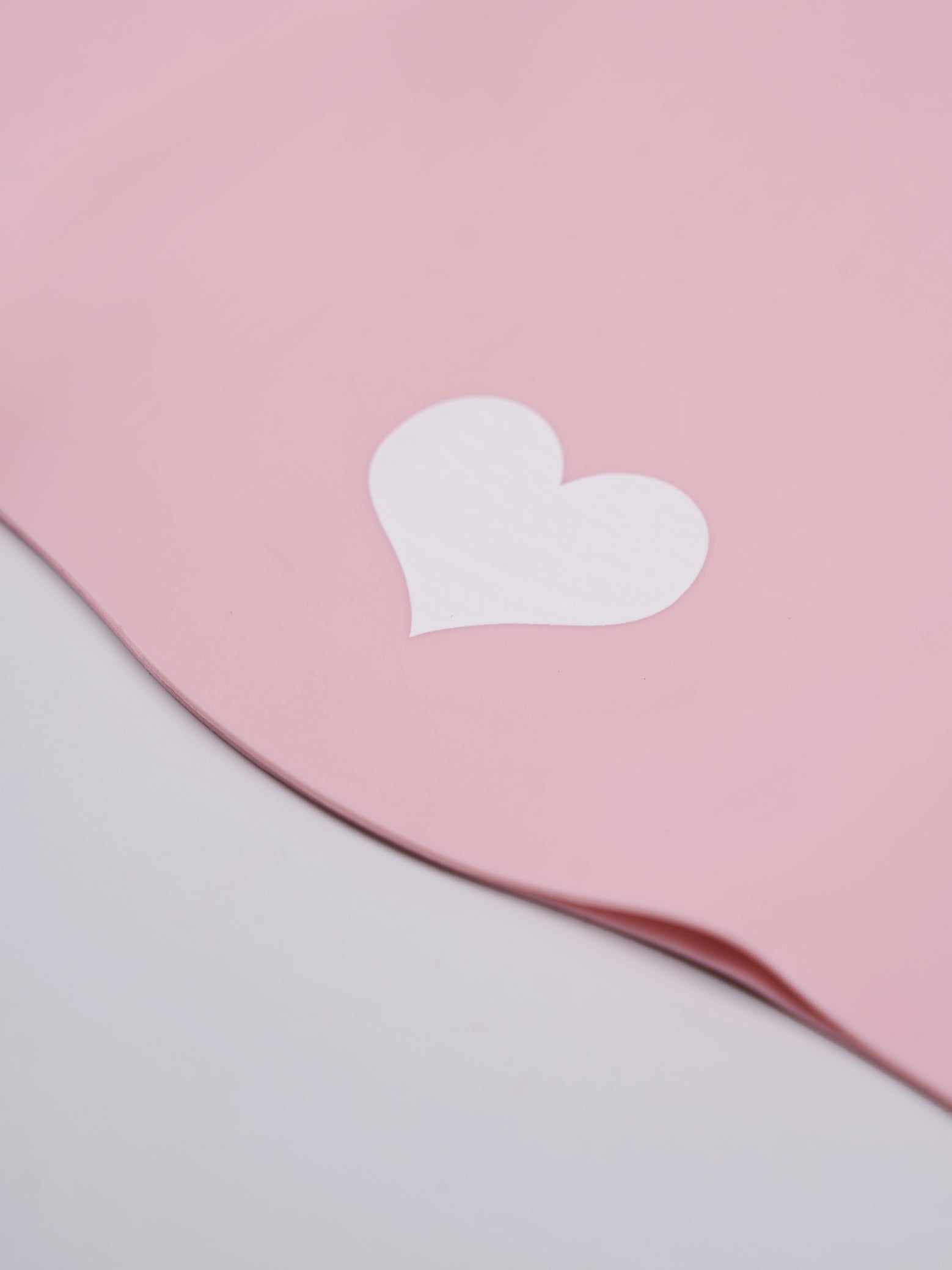 Bonnet de bain " Coeur " (rose)