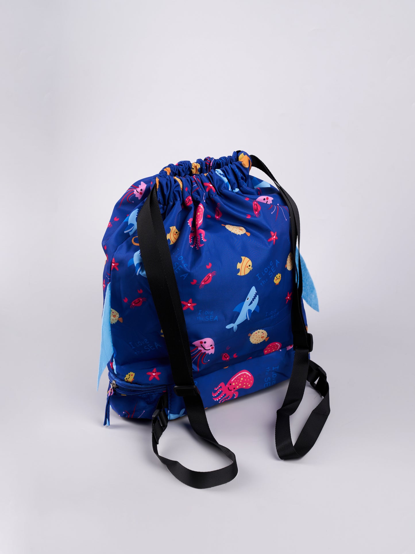Beach backpack for children "I love the sea"