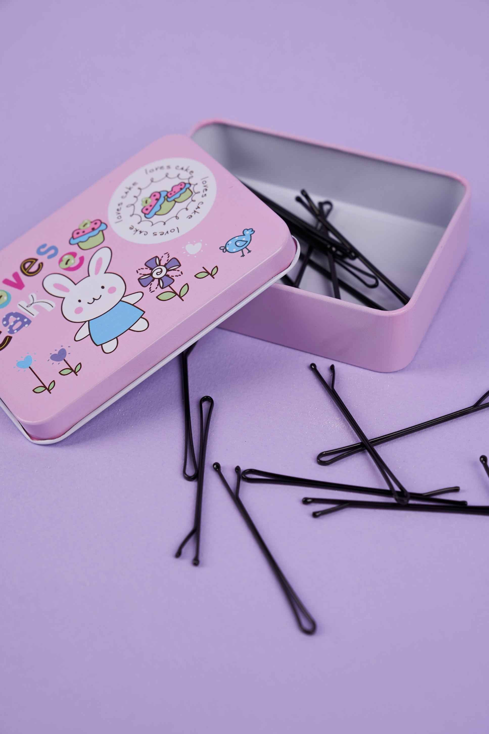 Boîte violette pour accessoires " Loves Cake "