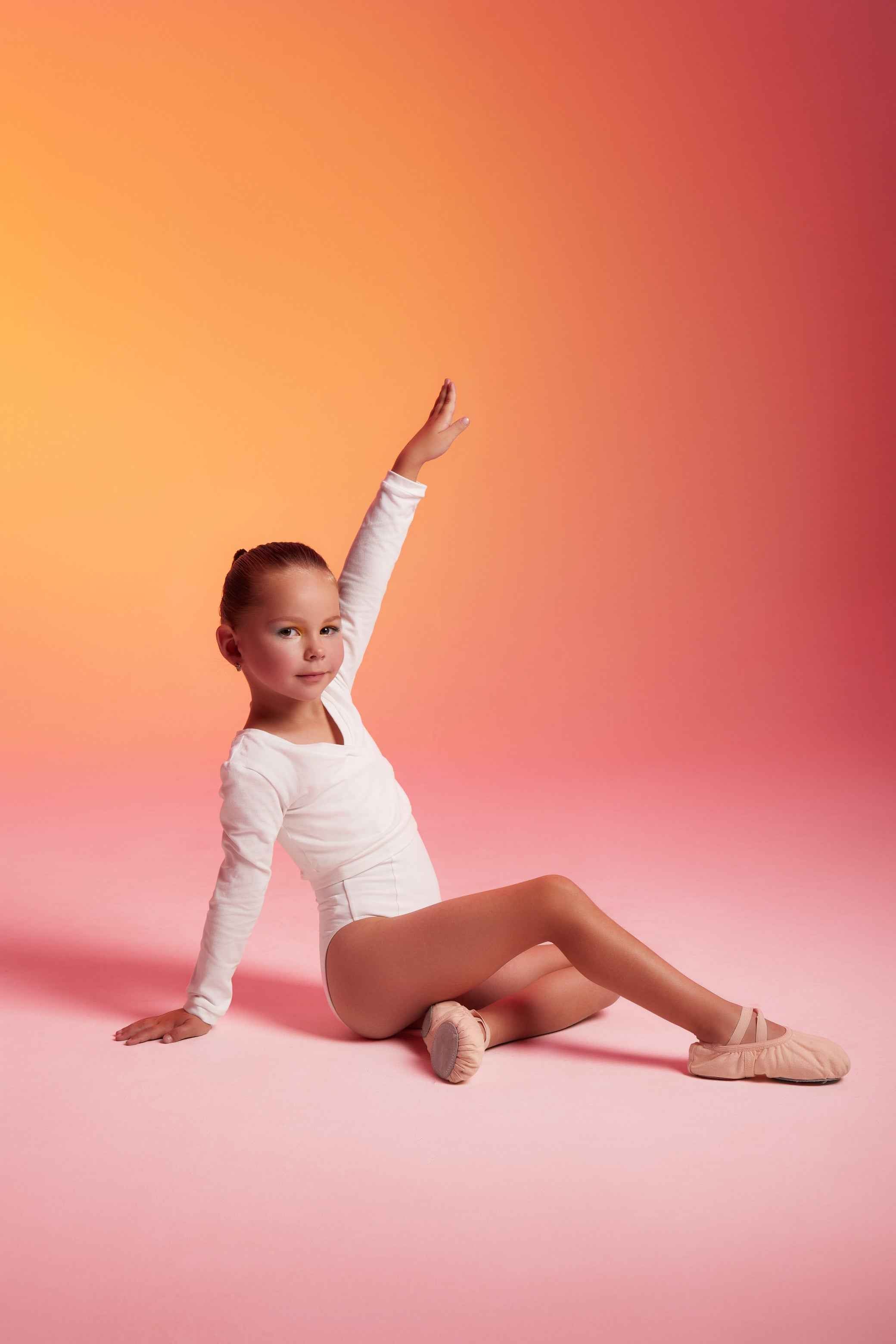 Tenue de danse classique " Grace " : justaucorps + cache-cœur à enfiler (2 coloris)