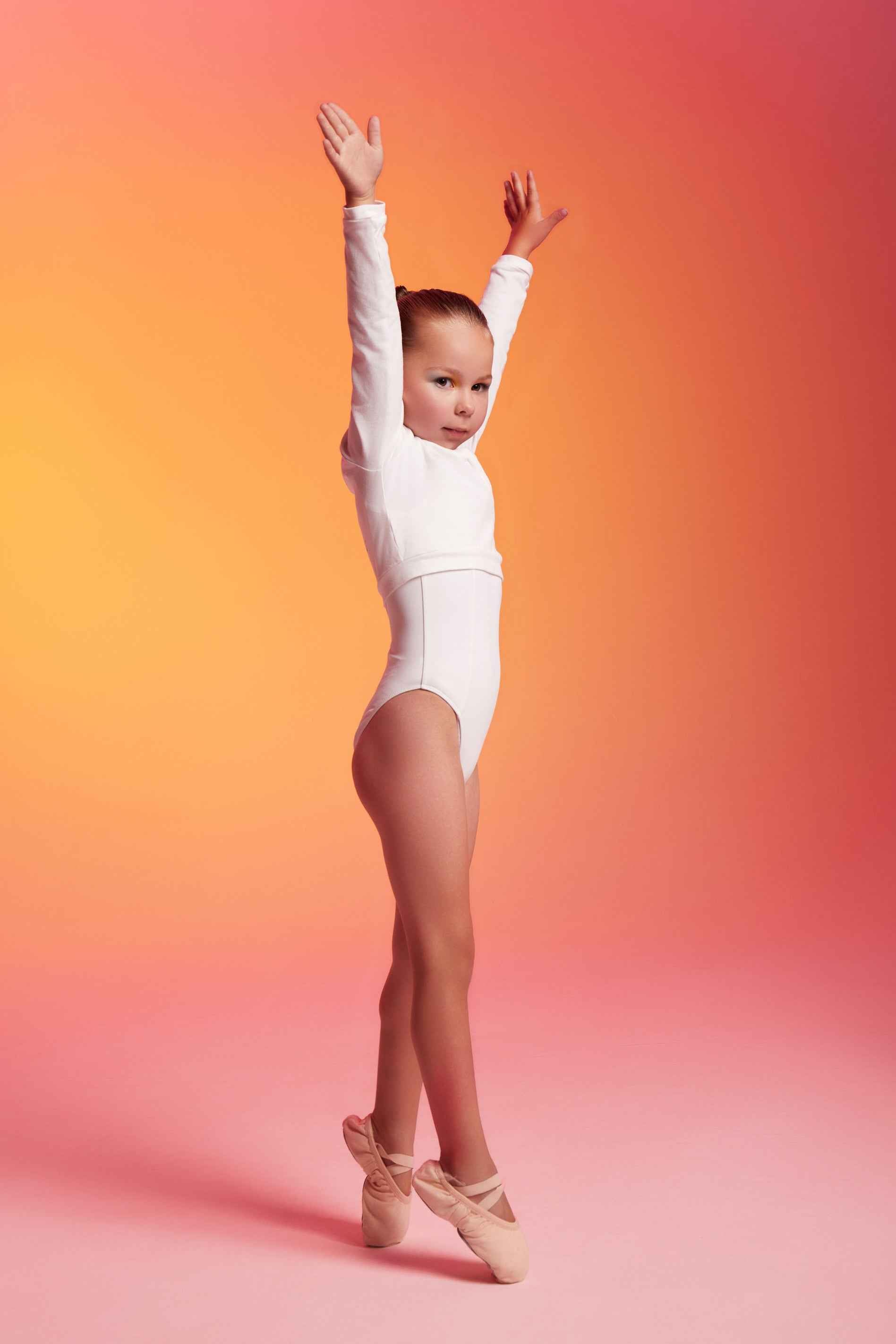 Tenue de danse classique " Grace " : justaucorps + cache-cœur à enfiler (2 coloris)