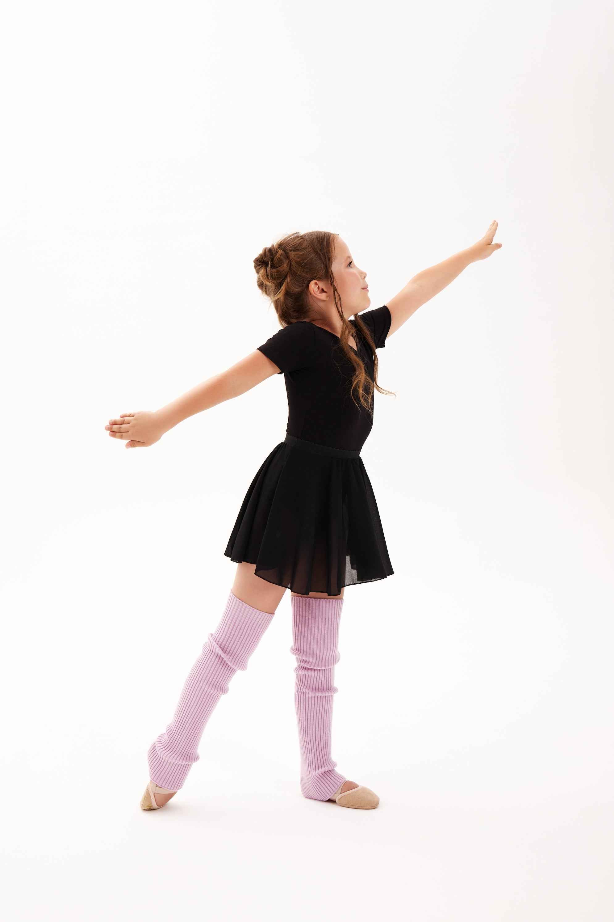 Justaucorps avec jupette en mousseline " Yvonne " (4 coloris)