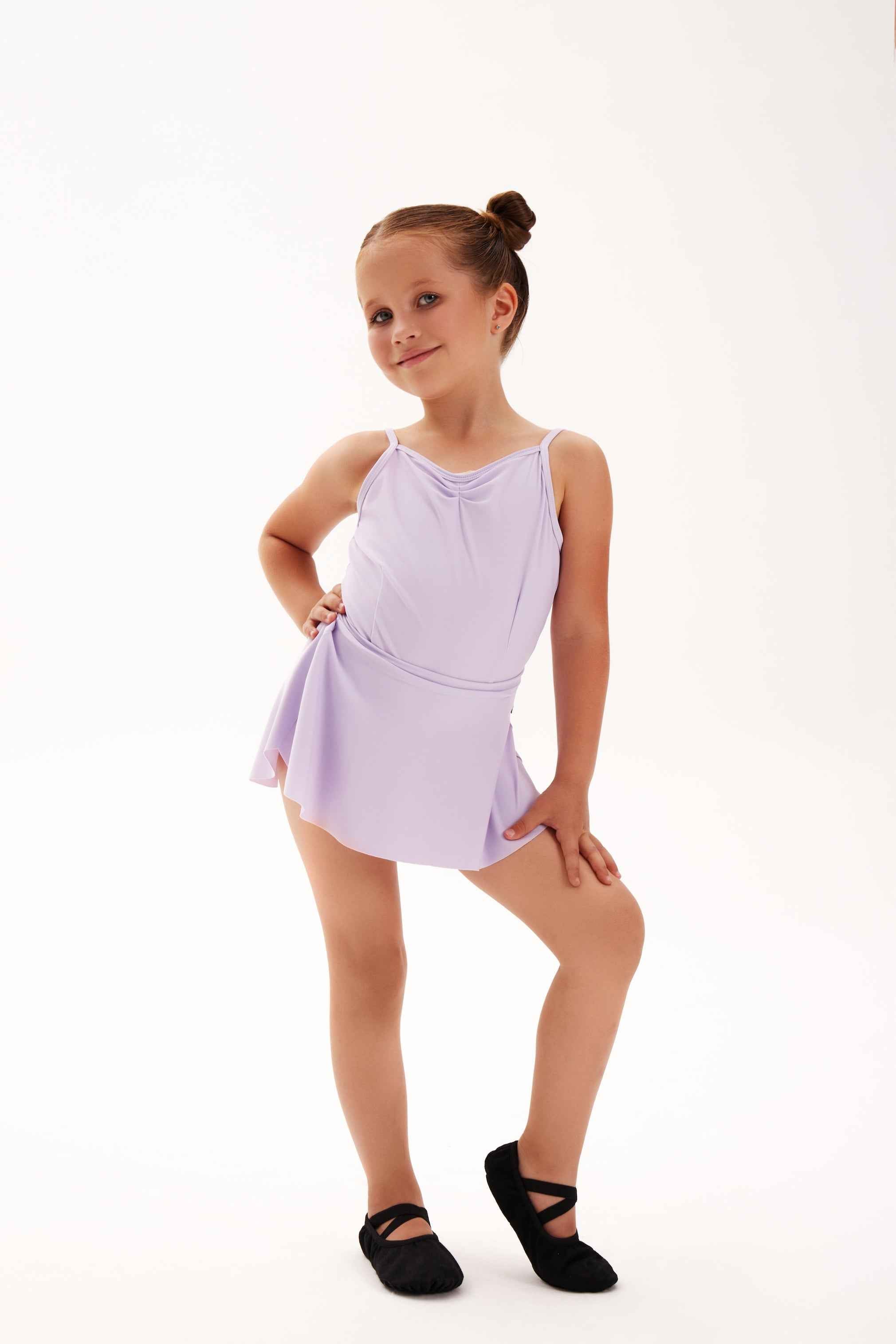 Tenue de danse classique " Estée " : justaucorps + jupette (3 coloris)