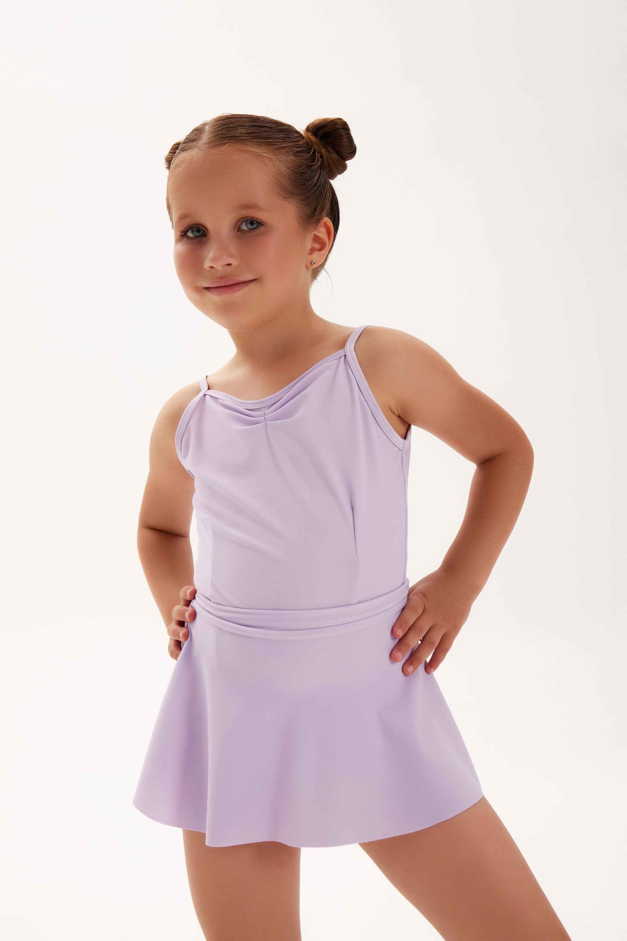 Tenue de danse classique " Estée " : justaucorps + jupette (3 coloris)