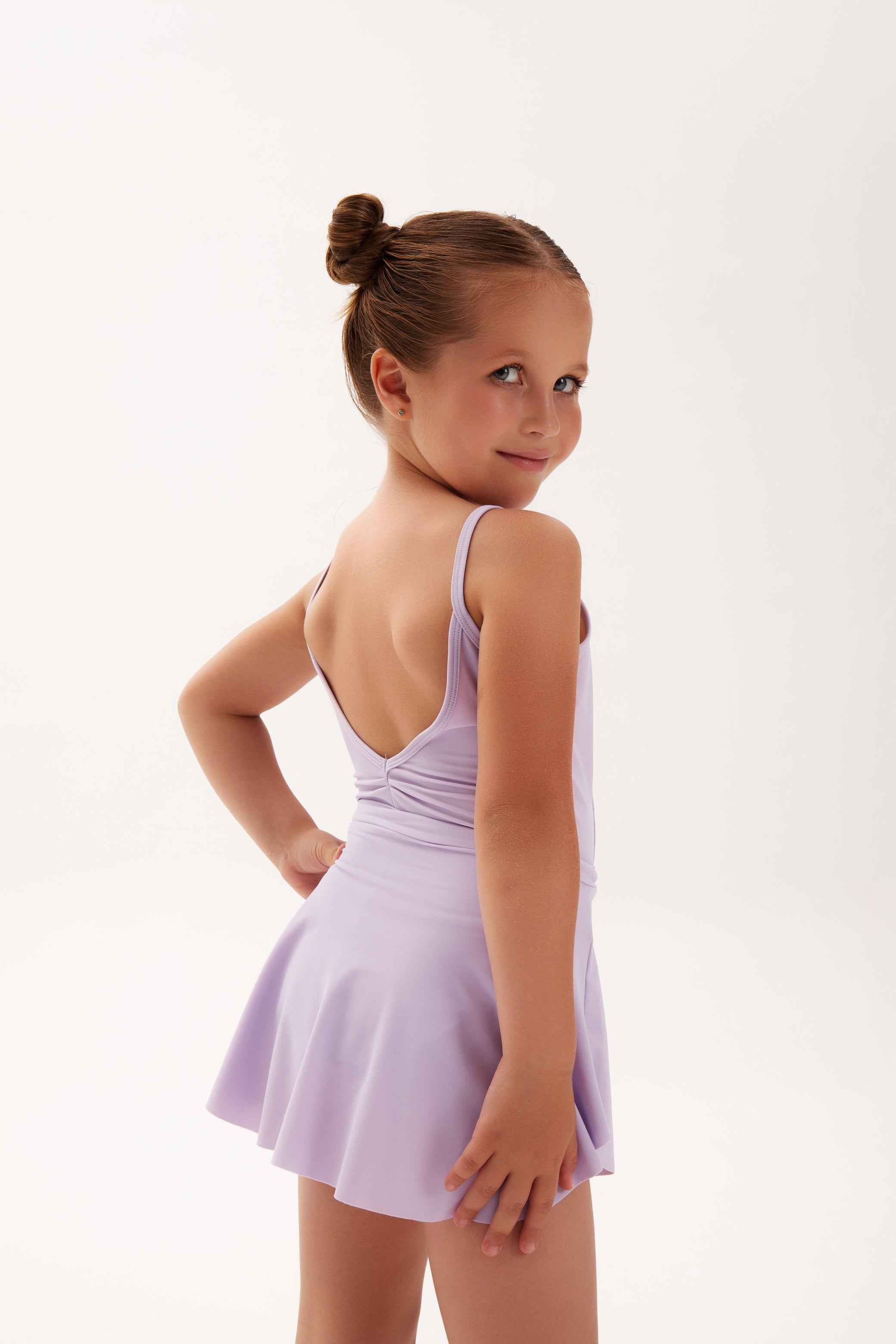 Tenue de danse classique " Estée " : justaucorps + jupette (3 coloris)