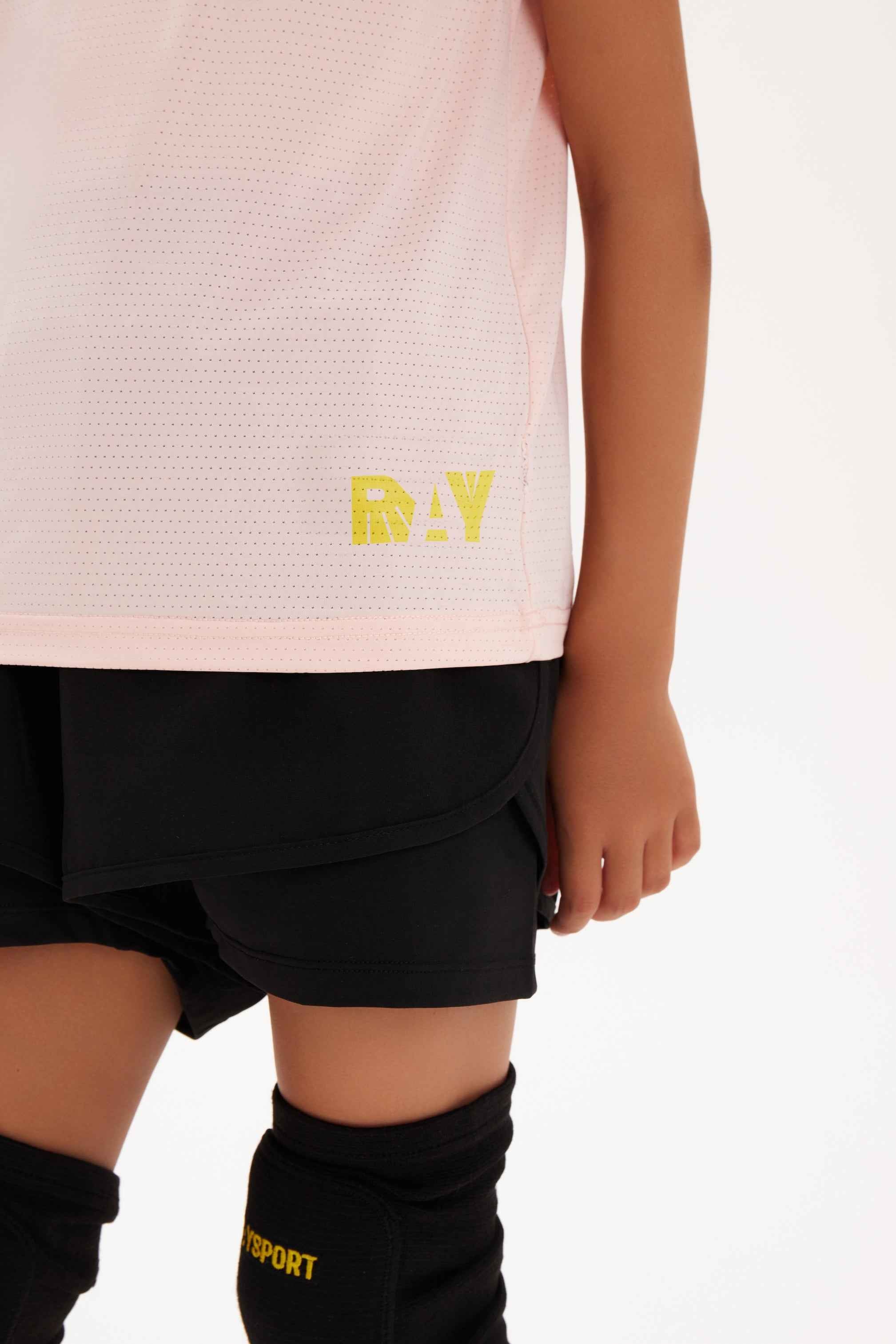 Short de sport 2 en 1 " Raysport " (noir)