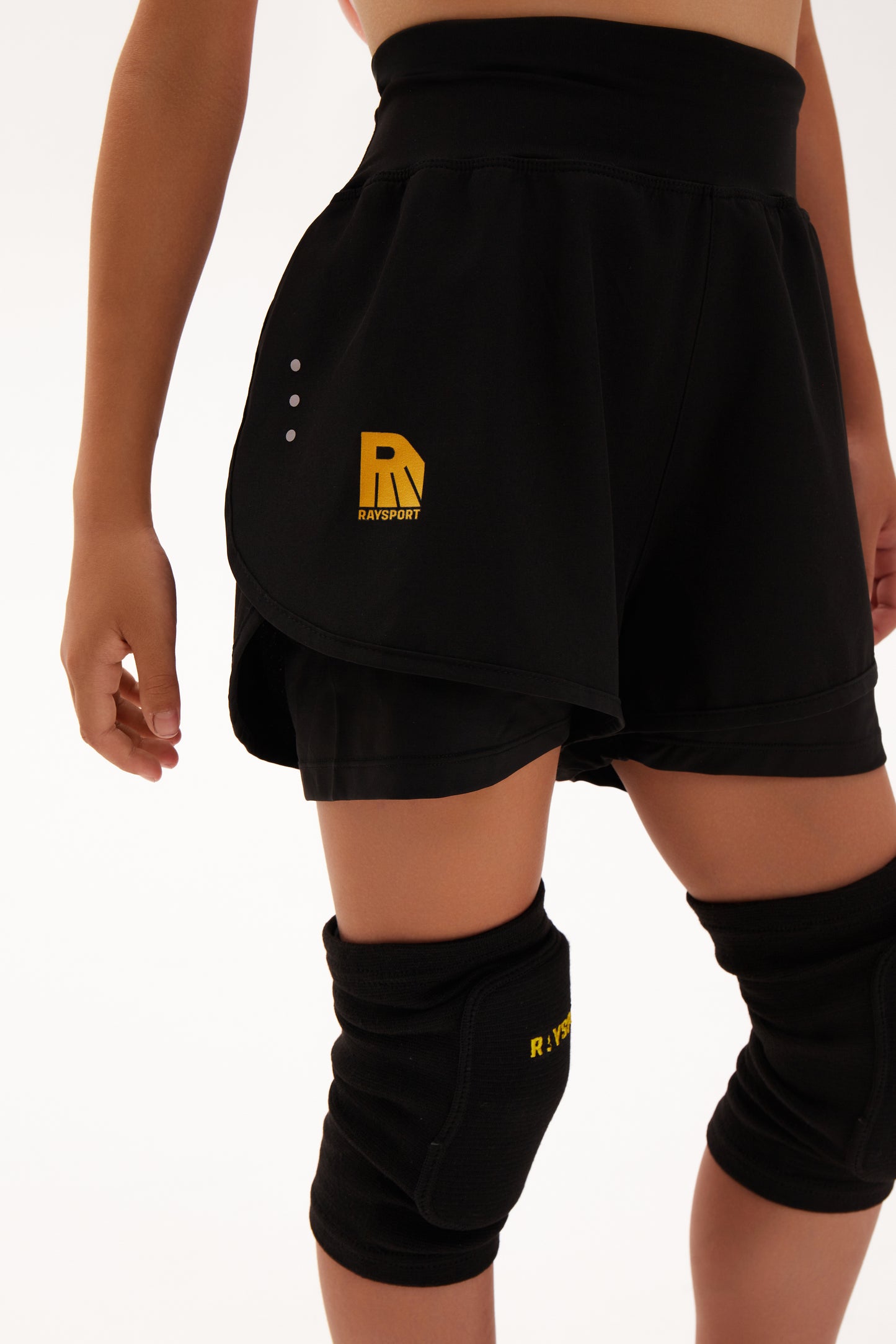 2-in-1 sports shorts "Raysport" (black)