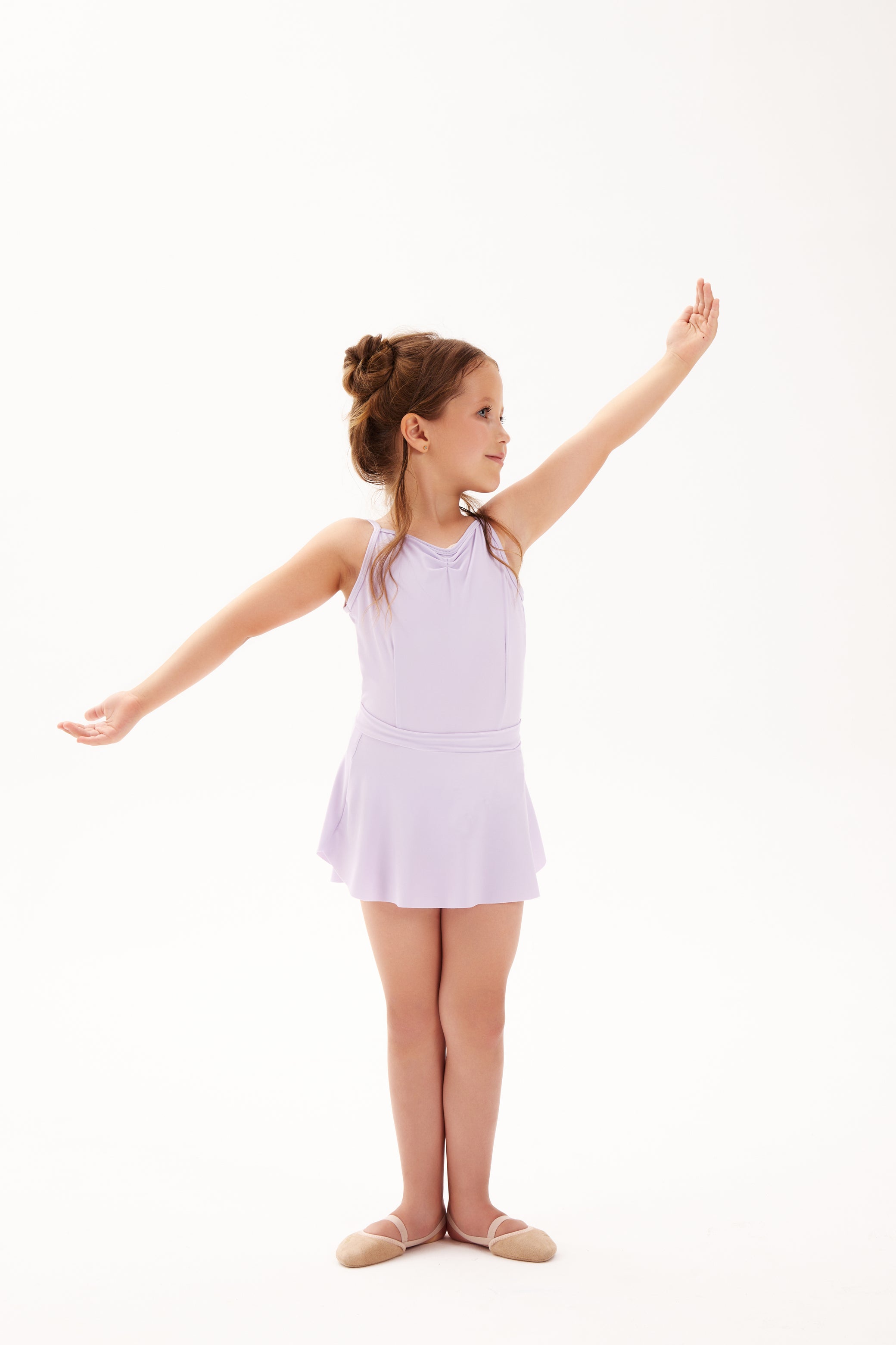 Tenue de danse classique " Estée " : justaucorps + jupette (3 coloris)